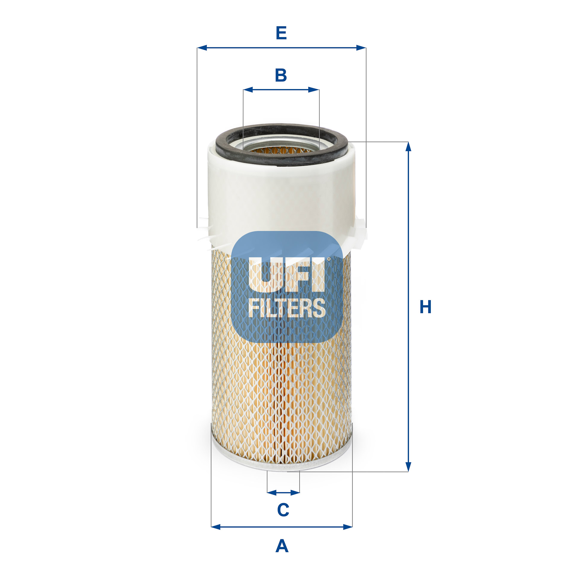 Filtro aria - 27.920.00 UFI