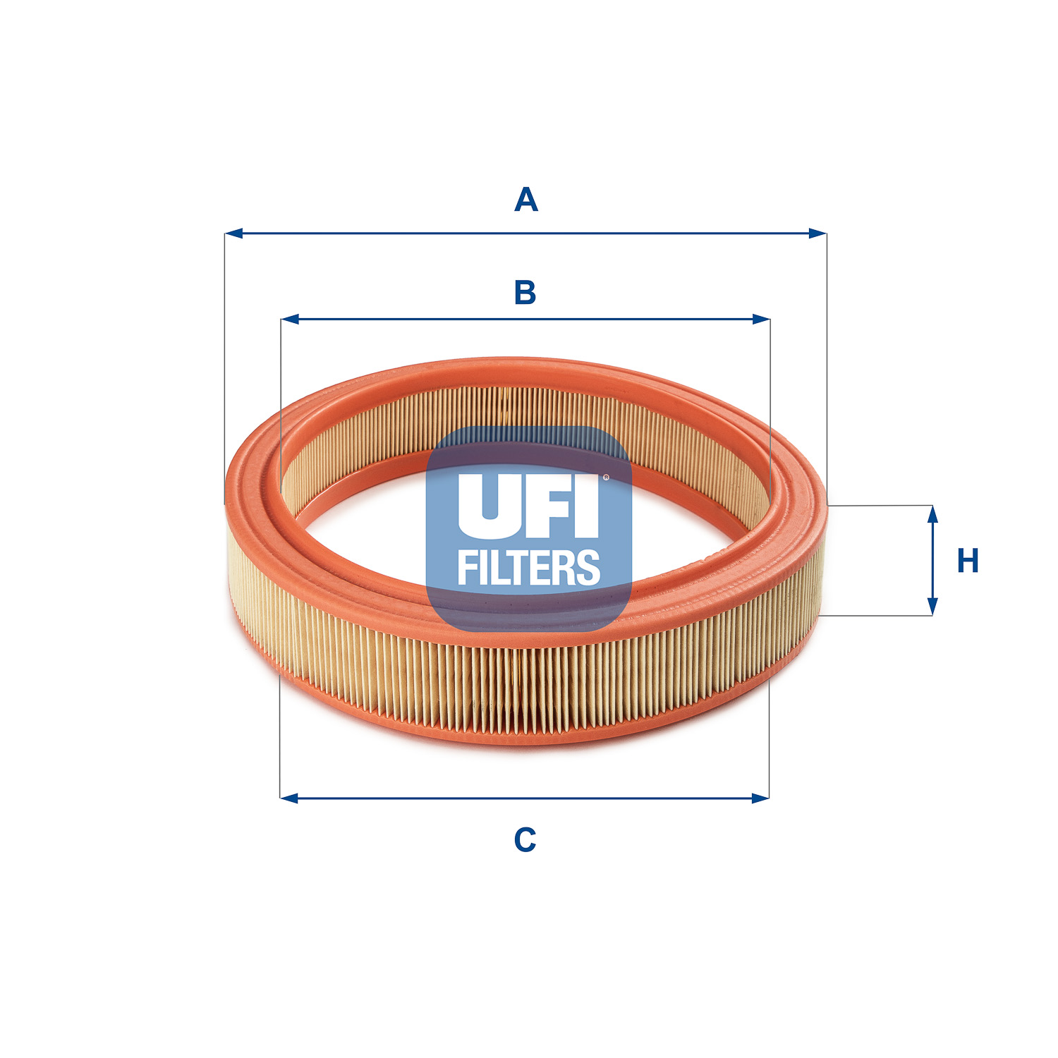 Воздушный фильтр - 30.038.01 UFI