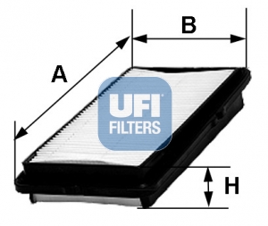 Luftfilter - 30.380.00 UFI