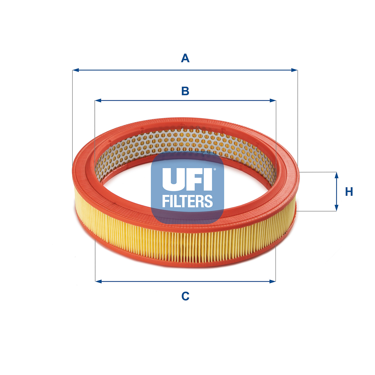 Filtro aria - 30.802.01 UFI