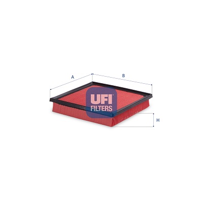 Filtro aria - 30.C76.00 UFI