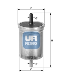 Fuel filter - 31.513.00 UFI