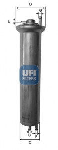 Filtro carburante - 31.924.00 UFI