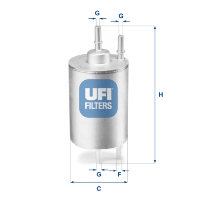 Filtro carburante - 31.958.00 UFI