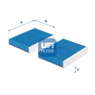 Filtro, Aria abitacolo - 34.104.00 UFI