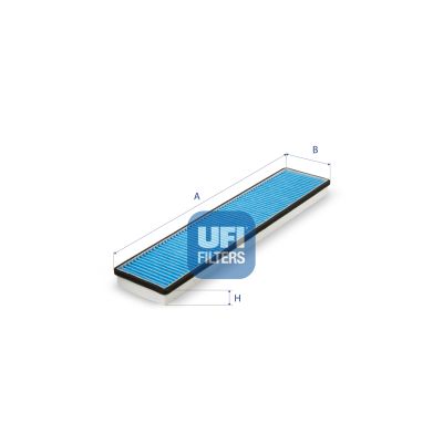 Filter, interior air - 34.119.00 UFI