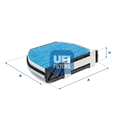 Filter, Innenraumluft - 34.163.00 UFI
