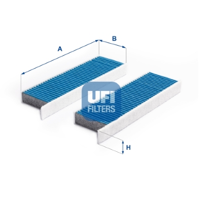 Filter, interior air - 34.172.00 UFI