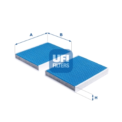 Filtro, Aria abitacolo - 34.231.00 UFI