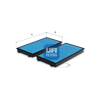 Filter, interior air - 34.240.00 UFI