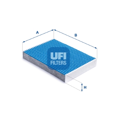 Filter, interior air - 34.257.00 UFI