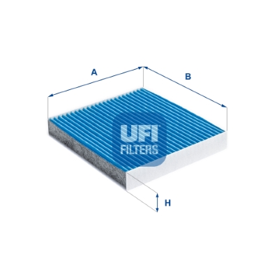 Filter, interior air - 34.266.00 UFI