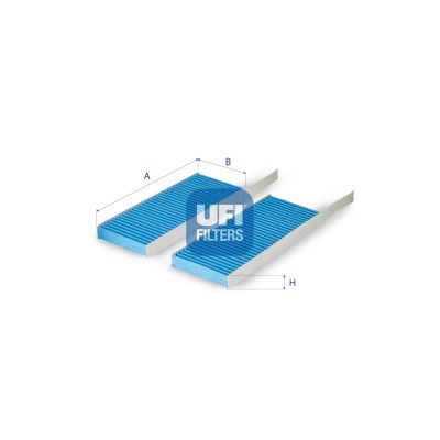 Filtro, Aria abitacolo - 34.287.00 UFI