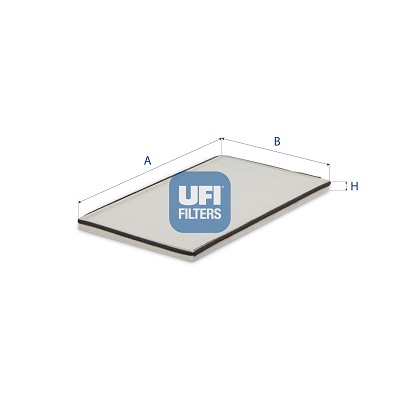 Filter, interior air - 53.001.00 UFI