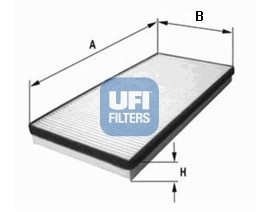 Filtro, Aria abitacolo - 53.065.00 UFI