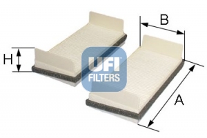 Filter, interior air - 53.068.00 UFI