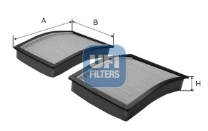 Filtro, Aria abitacolo - 53.073.00 UFI