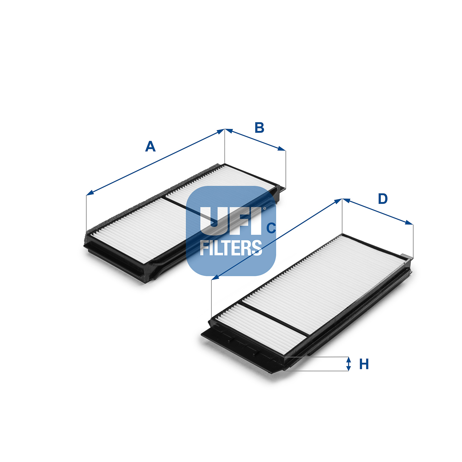 Filter, interior air - 53.120.00 UFI