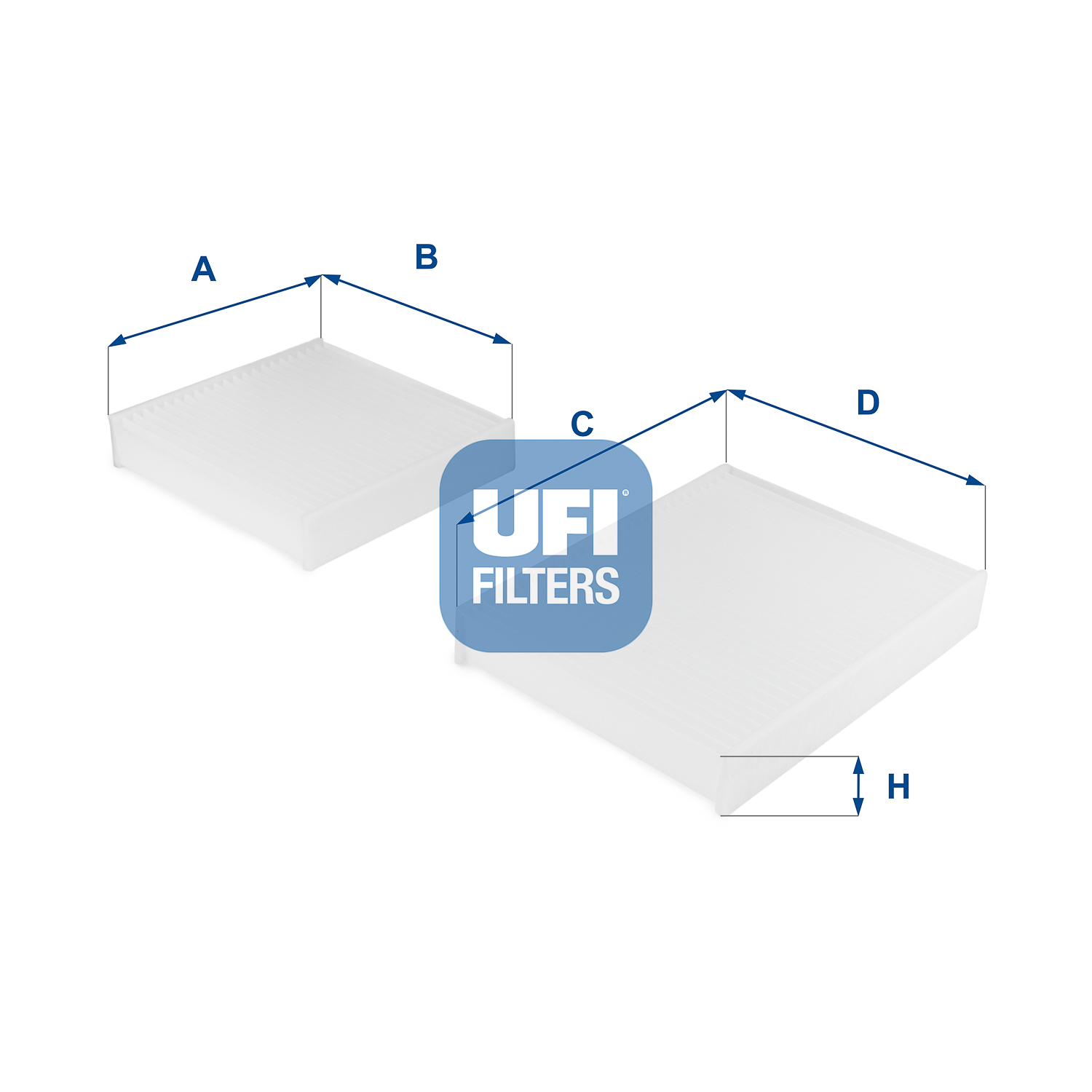 Filter, interior air - 53.143.00 UFI