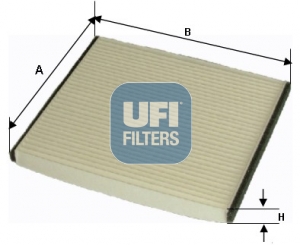 Filtro, Aria abitacolo - 53.184.00 UFI