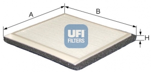 Filtro, Aria abitacolo - 53.188.00 UFI