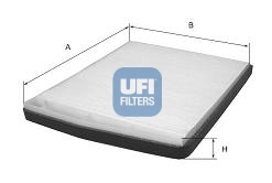 Filter, interior air - 53.205.00 UFI