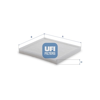 Filter, interior air - 53.557.00 UFI