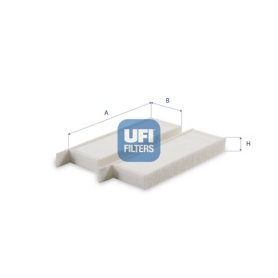 Filtro, Aria abitacolo - 53.587.00 UFI