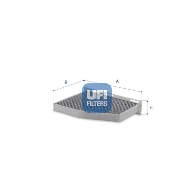 Filter, interior air - 54.376.00 UFI