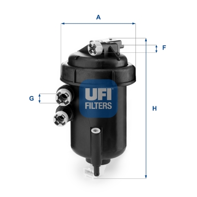 Filtro carburante - 55.127.00 UFI