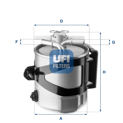 Kraftstofffilter - 55.430.00 UFI