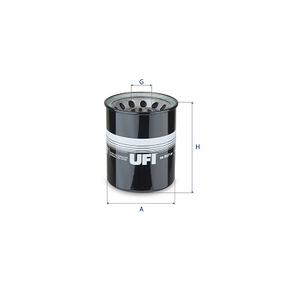 Filter, operating hydraulics - 80.047.00 UFI