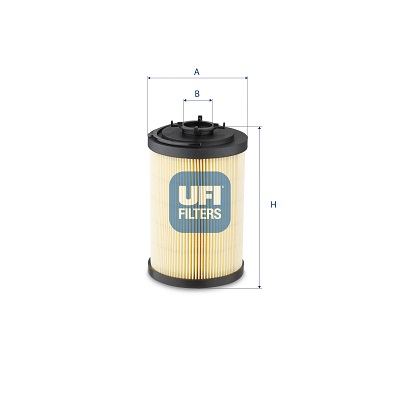 Filtro, Sistema idraulico di lavoro - 83.038.00 UFI