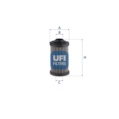 Filtro, Sistema idraulico di lavoro - 83.069.00 UFI