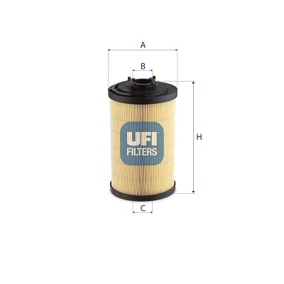 Filter, operating hydraulics - 83.077.00 UFI