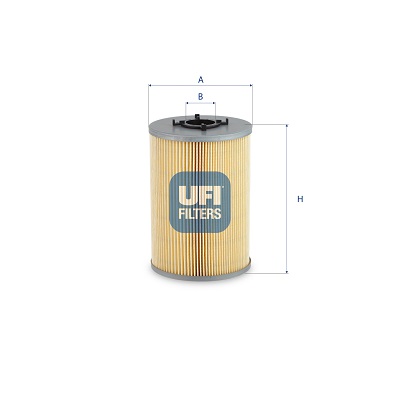 Filtro, Sistema idraulico di lavoro - 83.089.00 UFI