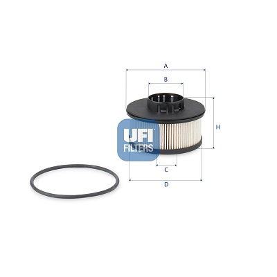Filtro carburante - 26.201.00 UFI