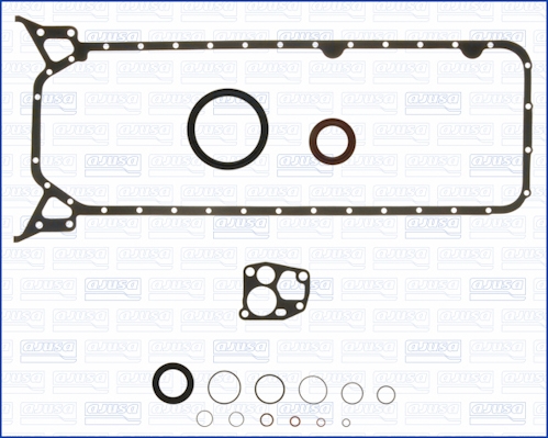Kit guarnizioni, Monoblocco - 54074400 AJUSA