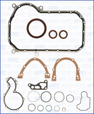Gasket Set, crank case - 54079600 AJUSA