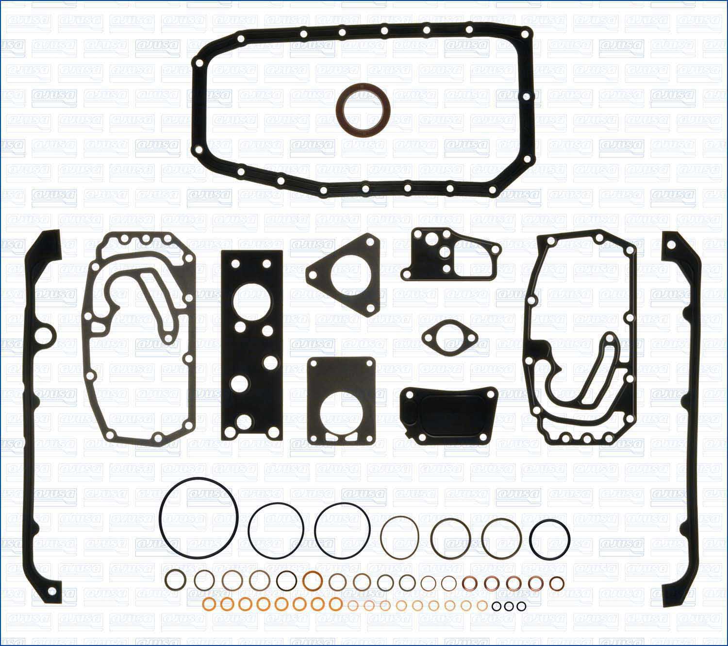 Gasket Set, crank case - 54126300 AJUSA