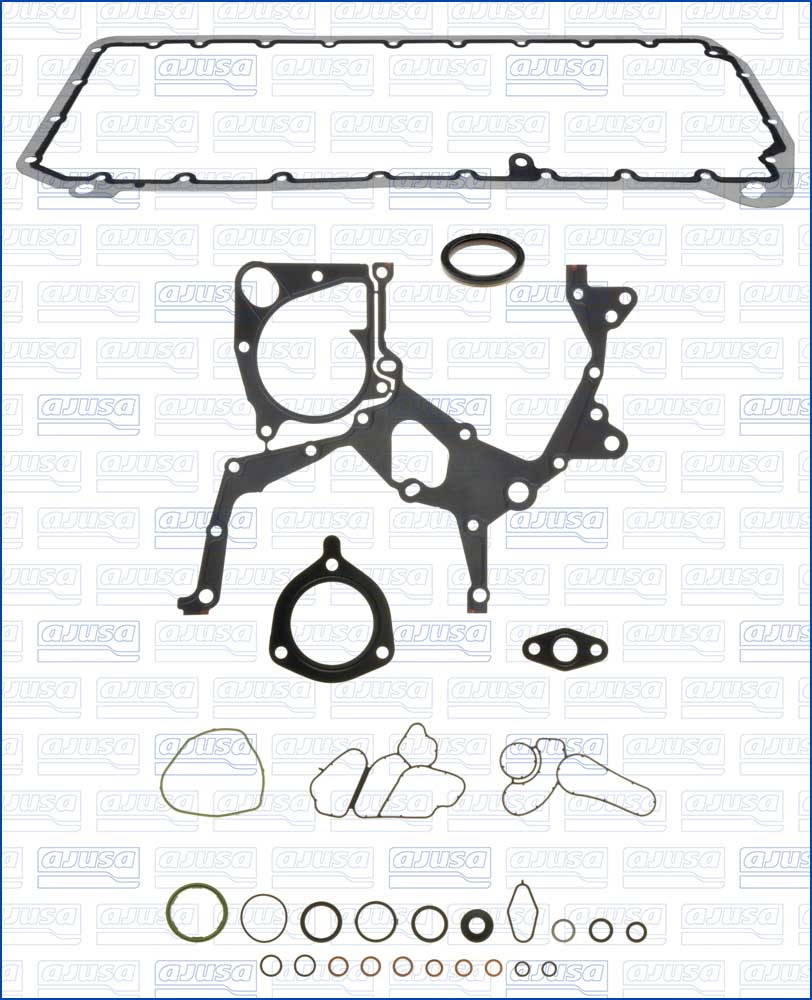 Gasket Set, crank case - 54153000 AJUSA