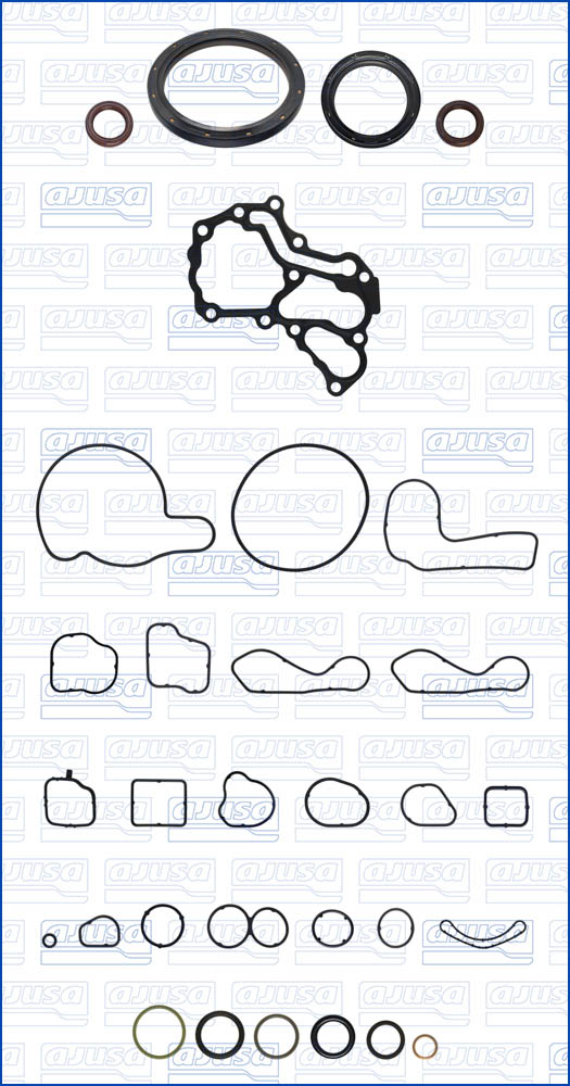 Gasket Set, crank case - 54187600 AJUSA