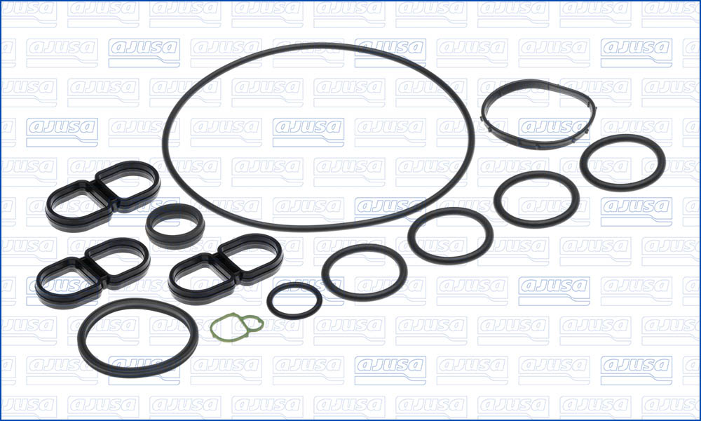 Gasket Set, crank case - 54195400 AJUSA