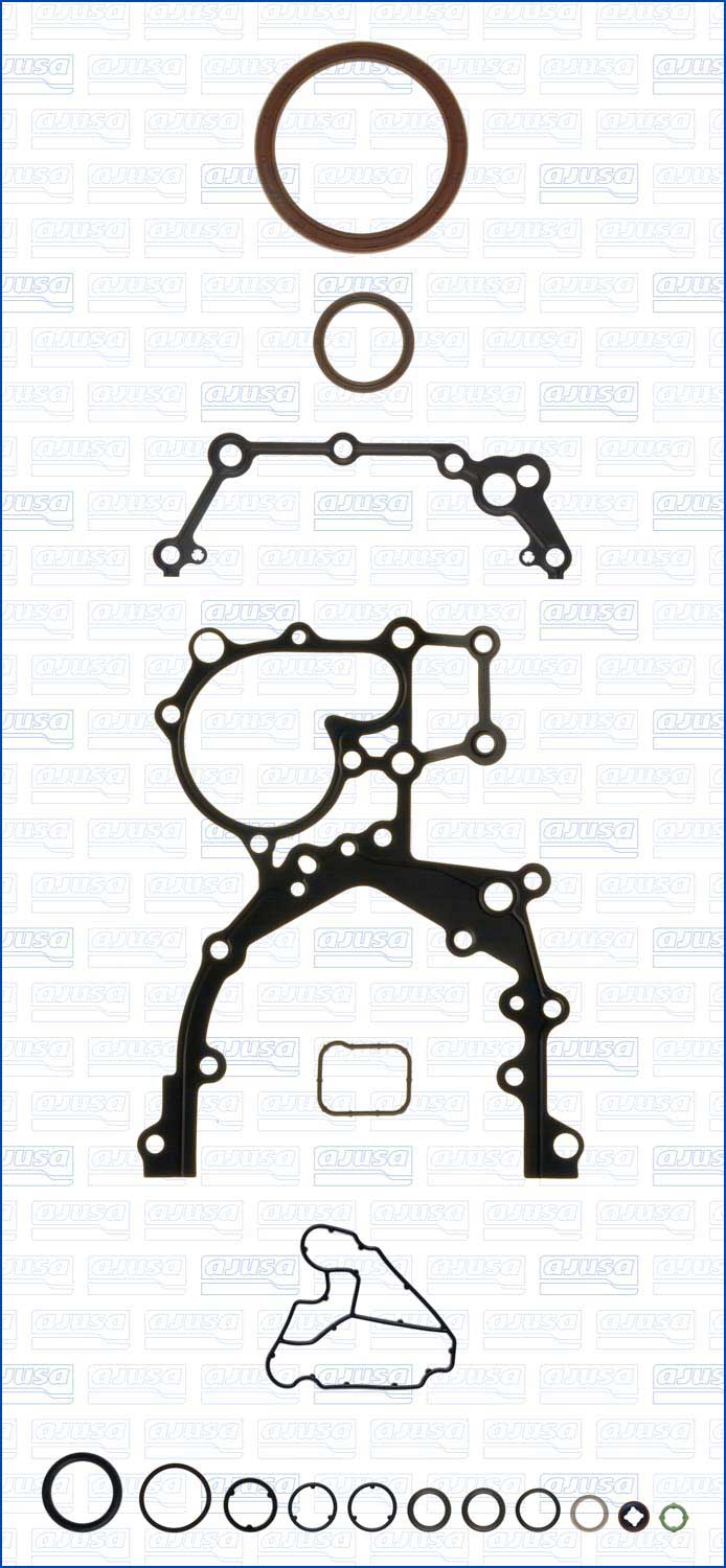 Gasket Set, crank case - 54204500 AJUSA