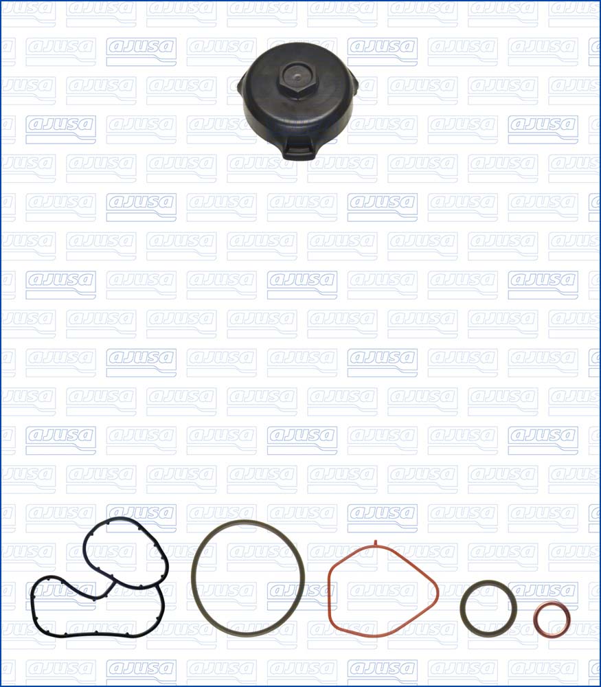 Gasket Set, crank case - 54237000 AJUSA