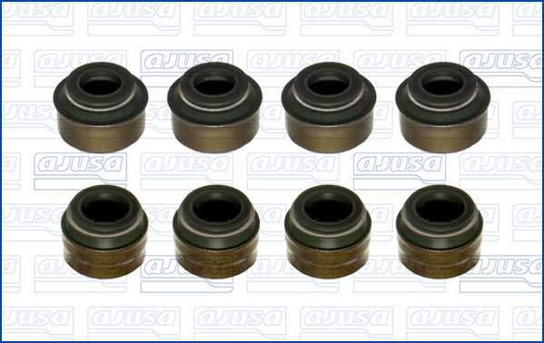 Kit guarnizioni, Stelo valvola - 57010100 AJUSA