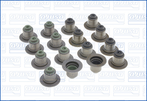 Seal Set, valve stem - 57043100 AJUSA