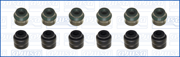 Kit guarnizioni, Stelo valvola - 57073000 AJUSA