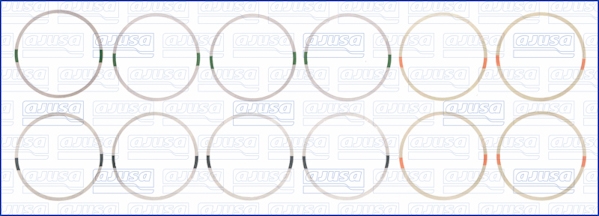 O žiedų komplektas, cilindro sraigtinė įvorė - 60000200 AJUSA