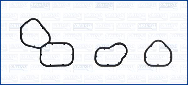 Gasket Set, oil cooler - 77010600 AJUSA